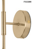 MOOSEE lampa ścienna LOCCA złota (MSE010400225) - Moosee