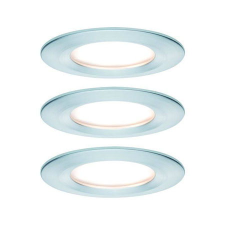 Zestaw Oprawa wbudowana Nova Coin LED 3-st ściemnianie 3x6,5W 2700K 230V Aluminium (PL93498) - PAULMANN