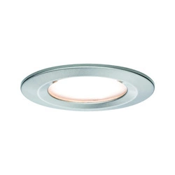 Oprawa wbudowana Nova Coin LED 3-st ściemnianie 1x6,5W 2700K 230V Żelazo Szczotkowane/Aluminium (PL93493) - PAULMANN