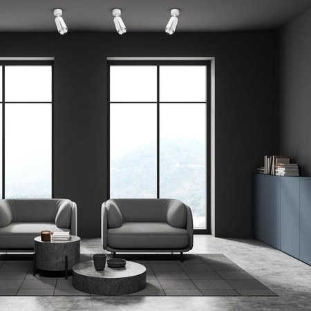 FLOWER WHITE CHROME SPOT 1xGU10 (ML0272) - Milagro