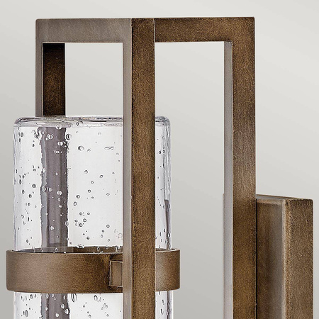 Latarnia naścienna Cordillera - 1 źródło światła - Oksydowany brąz (HK-CORDILLERA-M-BU) - Hinkley