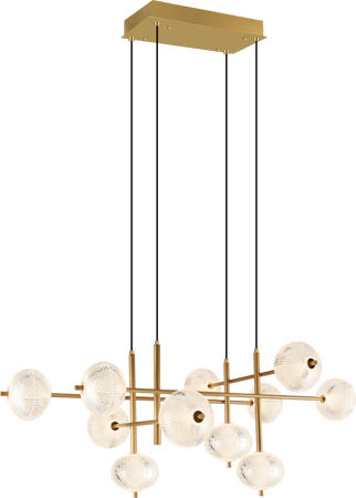 GALATEA LAMPA WISZĄCA ZŁOTA/GOLD (DU31350/63W) - Zuma Line