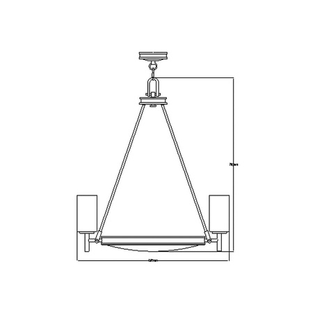 Żyrandol Collier (HK-COLLIER5) - Elstead Lighting