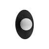 SLATE BLACK GLASS KINKIET 1XG9 (10934) - TK Lighting