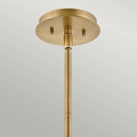 Lampa wisząca/ Półplafon Lotus - 1 źródło światła - Stary mosiądz (QN-LOTUS-P-HBR) - Quintiesse