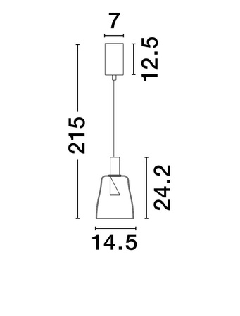Lampa wisząca wewnętrzna IQUITOS (LE44846) - Luces Exclusivas