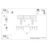 Plafon WINX 6L czarny/złoty (SL.1388) - Sollux Lighting