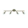 Lampa sufitowa Amalfi 4lt bar antique brass 35W (60992) - Saxby