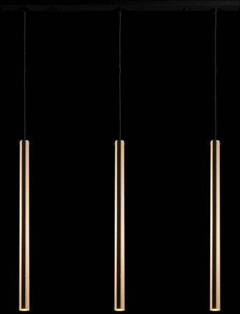 AKADI LAMPA WISZĄCA 3 PŁ. (black/gold) (8885) - Amplex