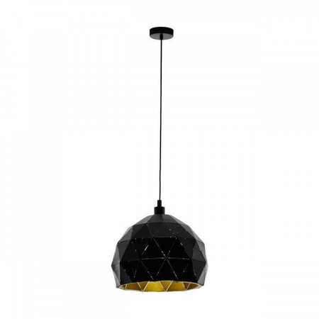 Lampa wisząca ROCCAFORTE czarna (97841 - EGLO) - żyrandol