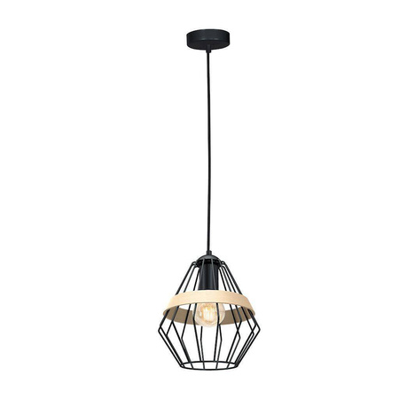 Lampa wisząca CLIFF BLACK 1xE27 (MLP5524) - Milagro