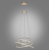 PURE E-FLYING RINGS LAMPA WISZĄCA BRĄZOWA (2566-97) - Paul Neuhaus