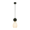 PENDANT LAMP E14 MAX 15W BLACK MARBLE - BRASS (23239 Zambelis) - Zambelis