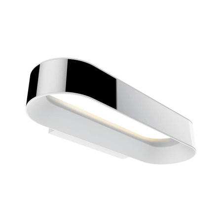 Agena IP44 LED ściemniany 1x20W Chrom/Biały Mat 230V Aluminium/Stal szlachetna (PL70948) - PAULMANN