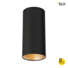 ANELA LED Sufitowa, czarna, 3000K