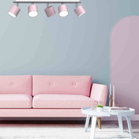 Lampa sufitowa DIXIE PINK 5xGX53 (MLP7613) - Milagro