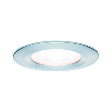 Oprawa wbudowana Nova LED IP44 1x6,5W 2700K 230V GU10 51mm Aluminium (PL93443) - PAULMANN