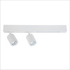 Lampa Sufitowa Magnet 9W+2xGU10 3000/4000K Biały (ML1133) - Milagro