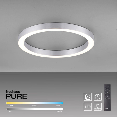 Lampa sufitowa PURE-LINES, ALUMINIUM (6309-95) - Paul Neuhaus
