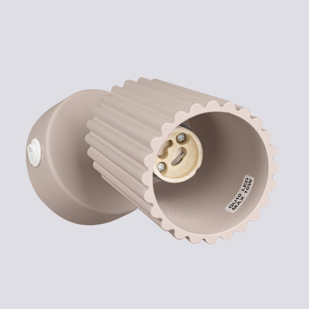 Kinkiet KARBON taupe z włącznikiem (SL.1762) - Sollux Lighting