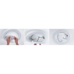 Zawiesie reguowane do opraw   VOLEA 230V biały / srebrny/ tworzywo sztuczne (PL71181) - PAULMANN