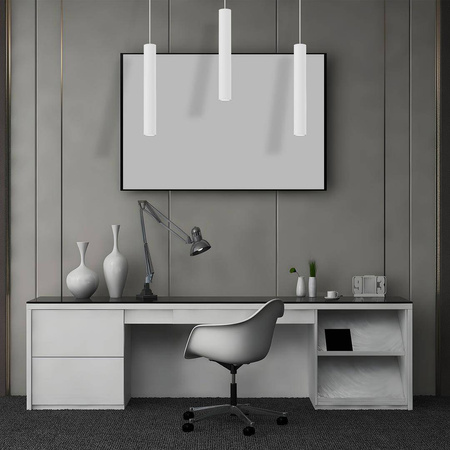 Lampa wisząca HUDSON WHITE 3xGU10 (MLP8799) - Milagro