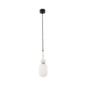 PENDANT LAMP 1XE27 OPAL GLASS-WHITE MARBLE (22215 Zambelis) - Zambelis