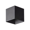 Kwadratowy kinkiet na elewację CUBE BLACK KINKIET LED IP 54 (18182) - TK Lighting