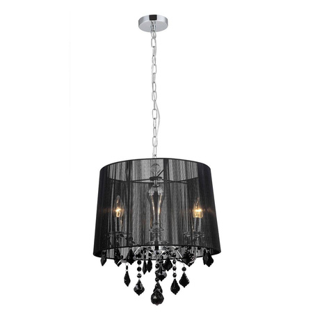 Lampa wisząca Cornelia (MDM-2572/3 BK) Italux - żyrandol