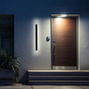 Minimalistyczny  kinkiet Bodo 90 cm czarny IP54 (LP-789/1W 90 BK) - Light Prestige
