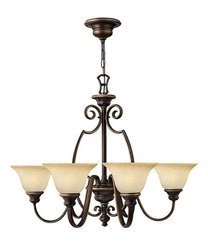 	 	 	  Lampa wisząca CELLO kol. STARY BRĄZ (HK/CELLO6) - Hinkley - Elstead Lighting - żyrandol