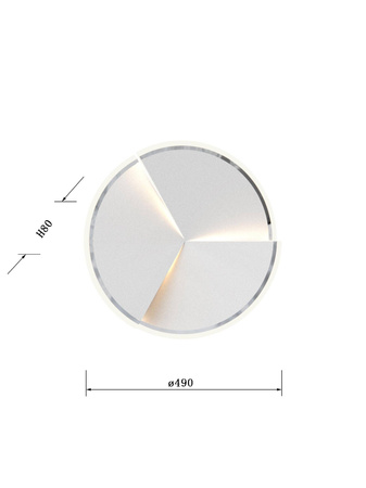 TRAPANI - Lampa sufitowa lub ścienna (9036-108L) - Aviano Lighting