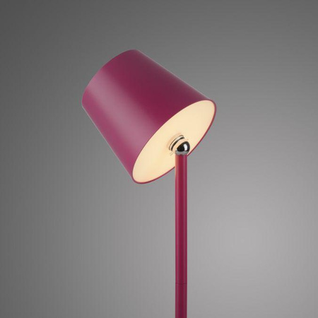 Przenośna, ładowana lampa stołowa BOTERIA RÓŻOWY (19251-87) - Paul Neuhaus