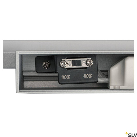 GLENOS® 60, lampa nad lustro LED indoor, kolor szary, przełącznik CCT 3000/4000K (1003508) - SLV