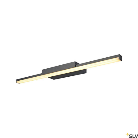 GLENOS® 60, lampa nad lustro LED indoor, kolor czarny, przełącznik CCT 3000/4000K (1003506) - SLV