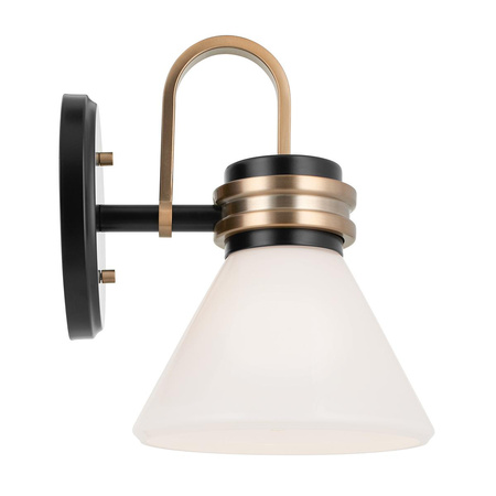 Kinkiet Farum - 1 źródło światła - Czarny, szampański (KL-FARUM1-BK-CPZ) - Elstead Lighting