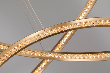 Lampa wisząca BRIGHTON 3 GO złota LED (AZ4429) - Azzardo