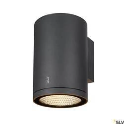 ENOLA ROUND L, single, lampa ścienna natynkowa LED outdoor, kolor antracytowy CCT 3000/4000K (1003440) - SLV