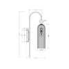 Piega kinkiet biały (LP-939/1W white) - Light Prestige