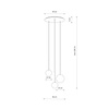 Lampa wisząca KARO 3 (10304) - Nowodvorski