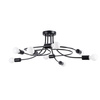 Żyrandol LEVAR 8 czarny (SL.1457) - Sollux Lighting