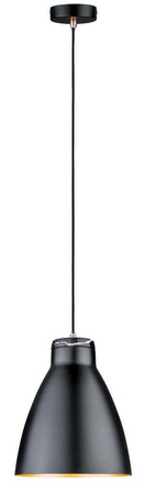Neordic Roald Lampa wisząca max. 1x20W E27 230V Czarny Mat/Miedź-Mat Metal/Marmur (PL79609) - PAULMANN