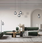 WALL LAMP G9 SMOKE-OPAL GLASS (22052 Zambelis) - Zambelis
