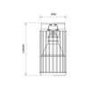 VERTICAL BLACK DOWNLIGHT 1xGU10 (ML0292) - Milagro