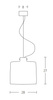 PENDANT 1L CLAY (1664 Zambelis) - Zambelis