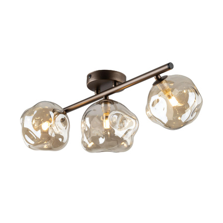 LAVA BROWN LAMPA SUFITOWA 3XG9 (11035) - TK Lighting