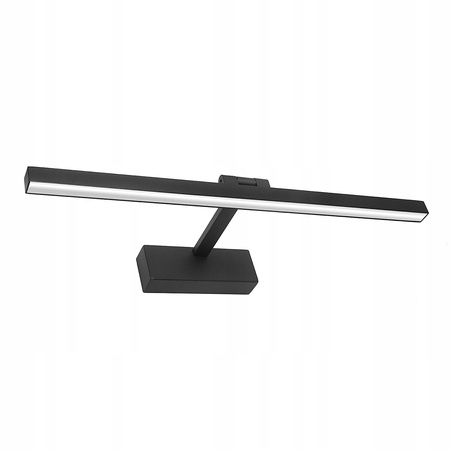 KINKIET ŁAZIENKOWY PROSTY 9W 40CM CZARNY 4000K - DomenoLED