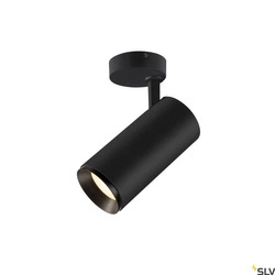 NUMINOS® SPOT PHASE L, wewnętrzna oprawa sufitowa natynkowa LED, czarna/czarna 4000 K 60° (1004308) - SLV
