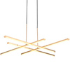 Lampa wisząca CRISS CROSS LED złota 78 cm (ST-MD240406-4 gold) - Step into Design