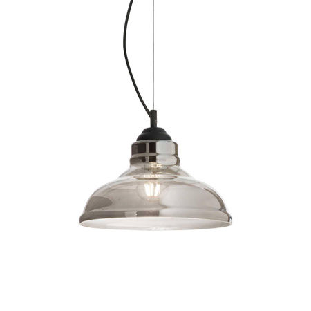 Lampa wisząca Bistro kol. przydymione szkło (112343) Ideal Lux - żyrandol